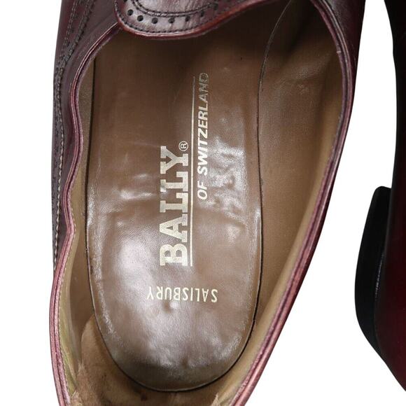 Bally Shoes Mens 8 Tassel Loafers Salisbury Wingtip Leather Brogue Classic Dress main image 15